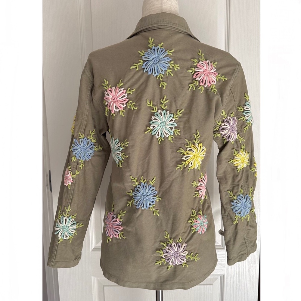 Artisan De Luxe Embroidered Button Up Jacket - Picture 2 of 10